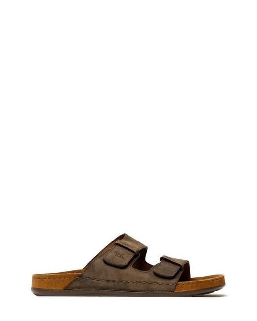 Rodd & Gunn Brown Ranfurly Slide Sandal for men