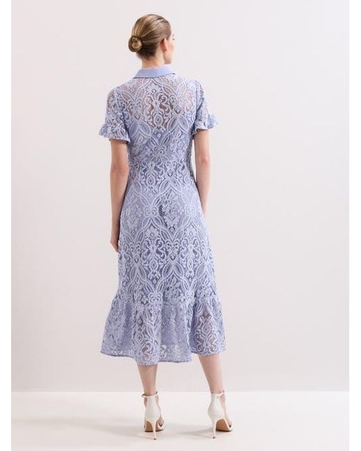 phase eight purple lace dress Phase Eight Carmine Lace Dress in Purple