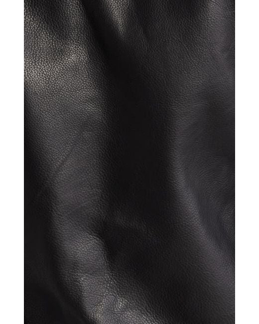 Schott Nyc Black Leather Trucker Jacket