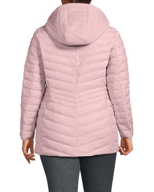 Lands' End Pink Ultralight Packable Down Jacket