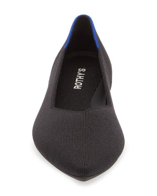 Rothy's Blue The Point Ii Pointed Toe Flat