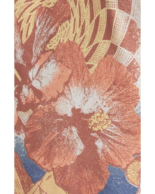 Billabong White Paradise Tour Short Sleeve Graphic T-Shirt