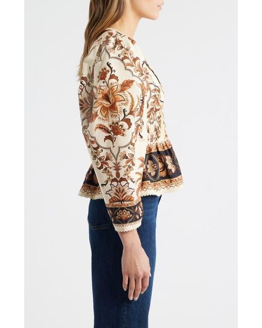 Farm Rio Natural Majestic Garden Cotton Top