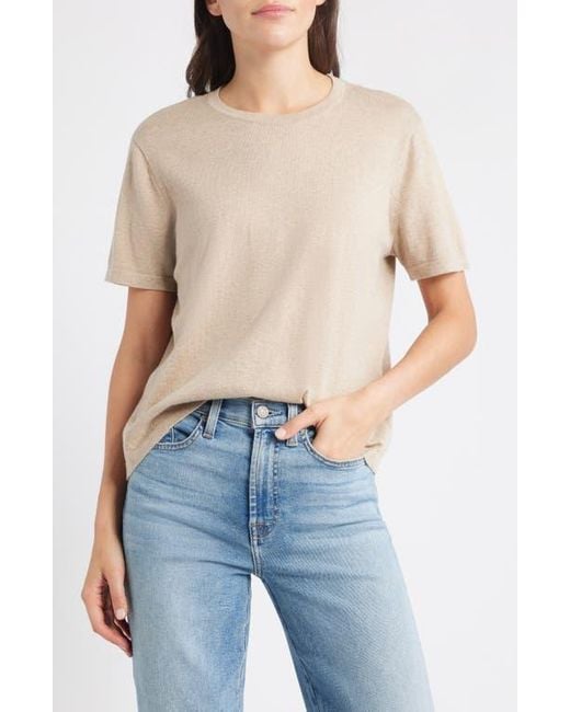 Rails Blue Cotton & Cashmere Top