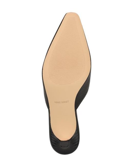 Nine West Black Camenla Mule