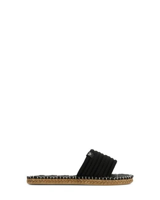 Roxy Black Shoresoft Slide Sandal