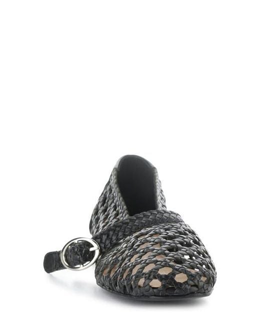 Bos. & Co. Black Wilda Mary Jane Flat