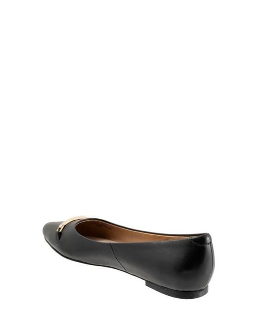Trotters Black Everly Bit Flat