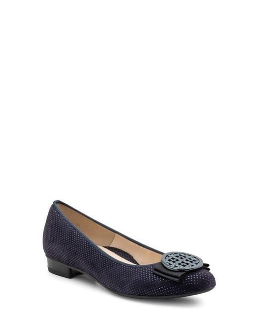 Ara Blue Bambi Ballet Flat
