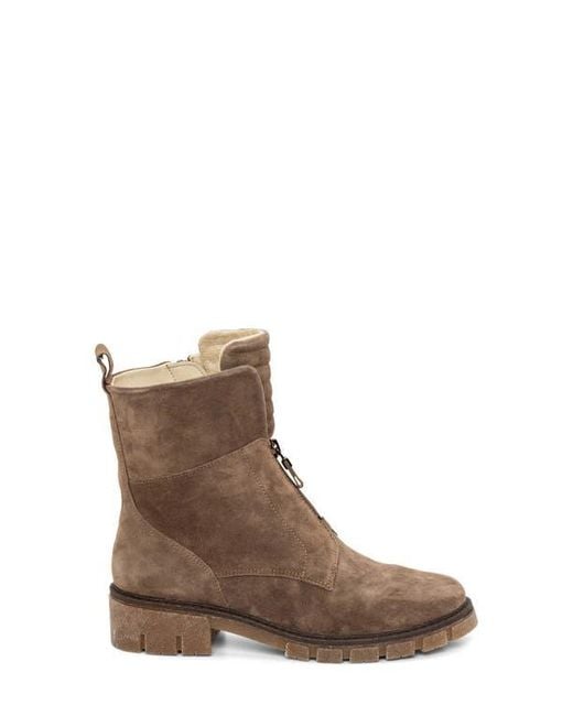 Ara Brown Deon Zip Combat Boot