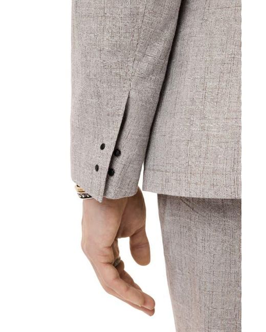 John Varvatos Gray Wallace Slim Fit Stretch Cotton Sport Coat for men