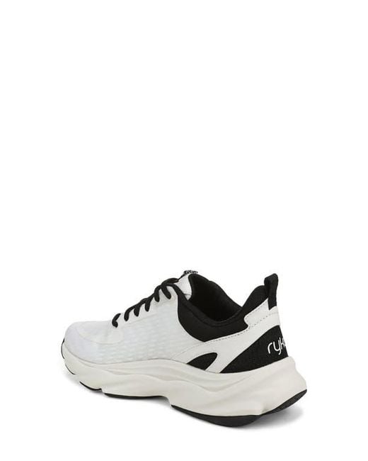 Ryka White Rezorb Max Walking Sneaker
