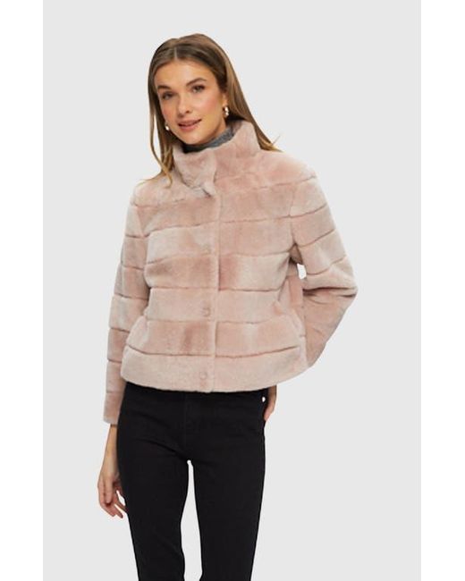 Gorski Natural Shearling Lamb Horizontal Jacket