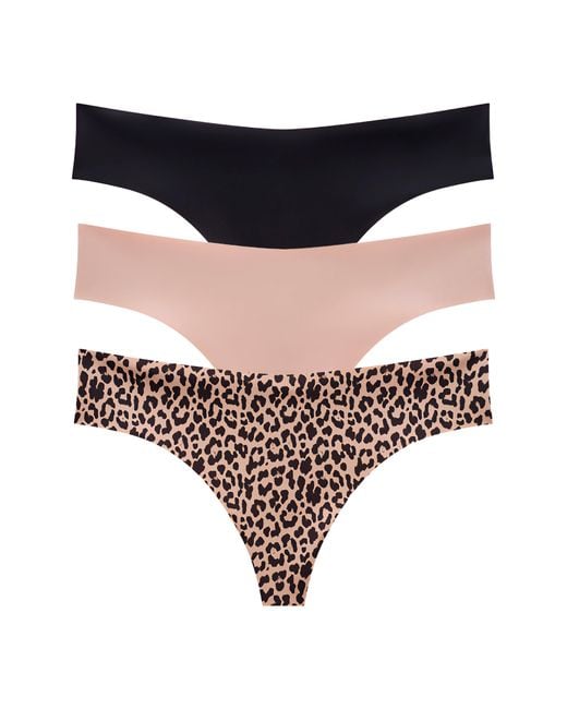 Thirdlove Black Assorted 3-Pack Zero Edge Invisible Thongs