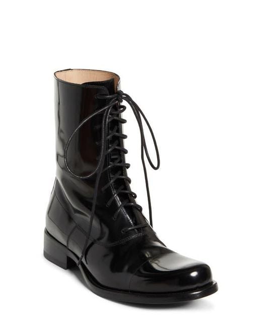 The Row Black Kai Combat Boot
