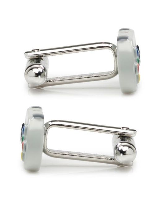 Cufflinks Inc. Gray 3D Retro Game Controller Cuff Links for men