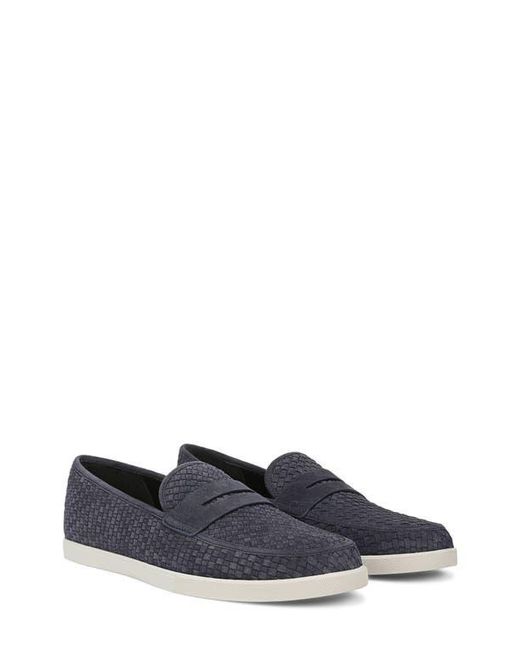 Vince Santino Woven Suede Penny Loafer in Blue for Men | Lyst display picture 2