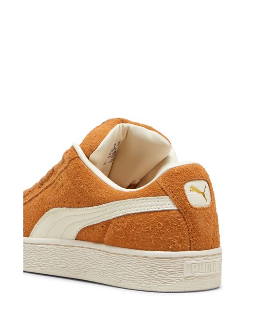PUMA Brown Suede Xl Hairy Sneaker for men