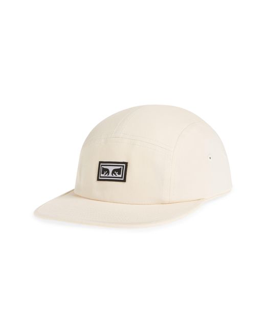 Obey Natural 5 Panel Twill Cap for men