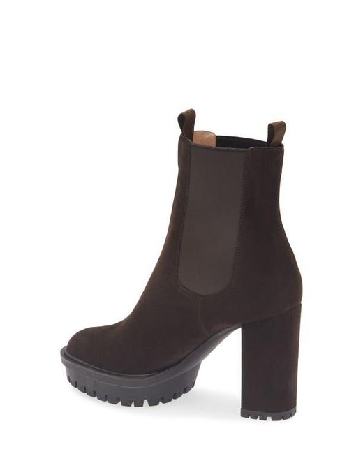 Gianvito Rossi Brown Lug Sole Chelsea Boot