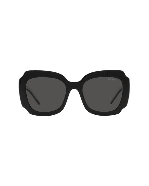 Prada irregular best sale sunglasses