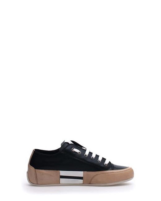 Candice Cooper Blue Rock Patch Metallic Sneaker