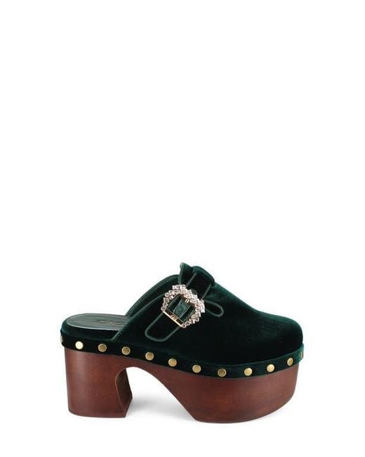 Zigi Black Macarena Platform Clog