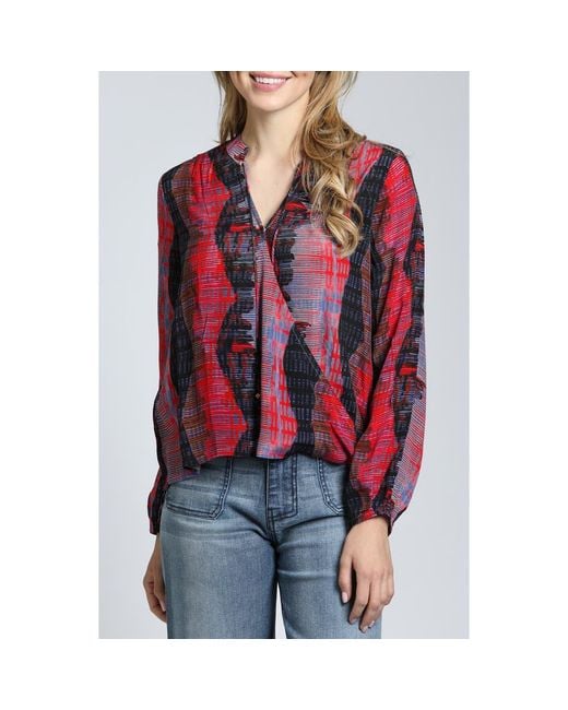 Apny Blue Printed Top