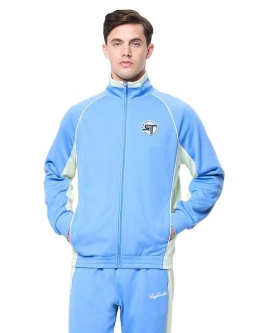 Sergio Tacchini Blue Corsa Track Jacket for men