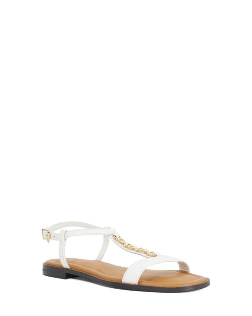 Dune White Lollipops Ankle Strap Sandal