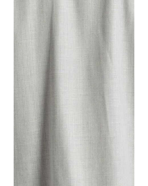 Second Layer Gray Church Wool Button-Up Shirt for men