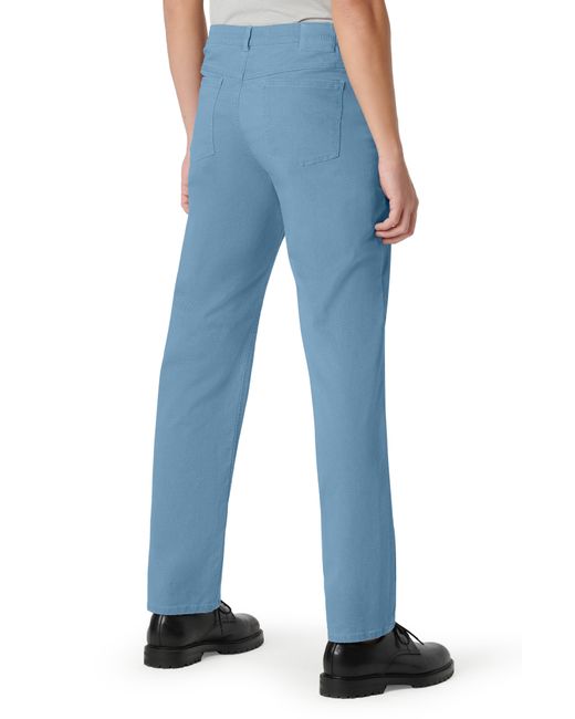 Bugatchi Blue Five-pocket Straight Leg Pants for men
