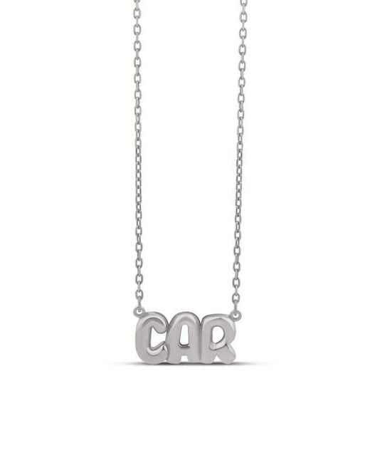 SHYMI White Helium Script Necklace