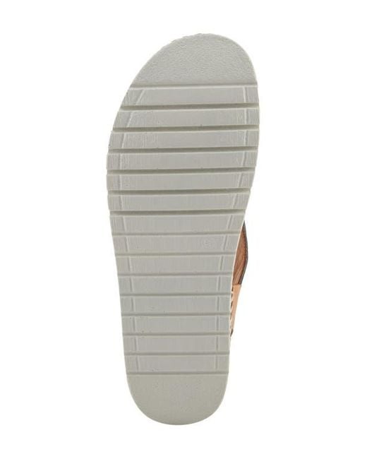 Spring Step Blue Migula Slingback Wedge Sandal
