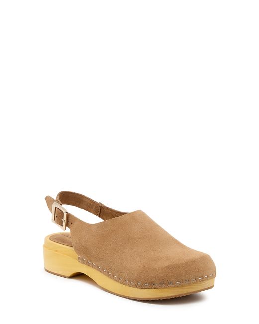 Kelsi Dagger Brooklyn Natural Nash Slingback Platform Clog