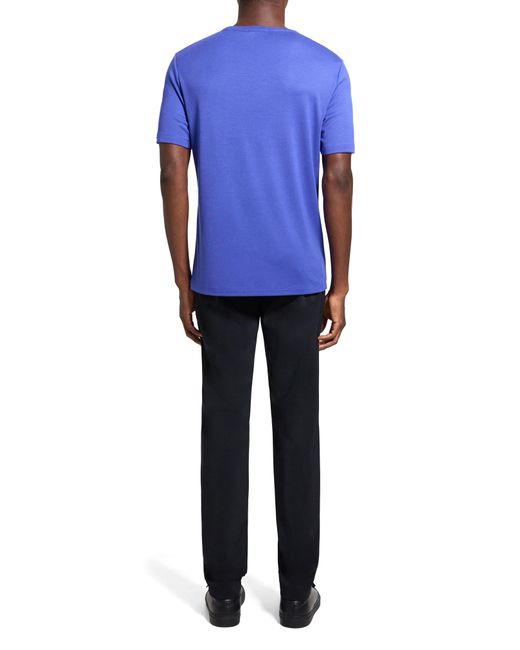 Theory Blue Anemone Milano Essential Tee for men