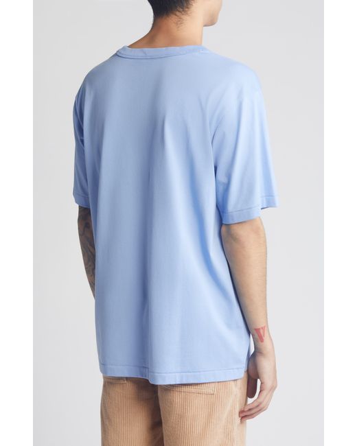 BP. Blue Easy Crewneck Short Sleeve T-shirt for men