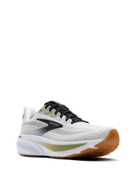 Brooks White Ghost 17 Running Shoe for men