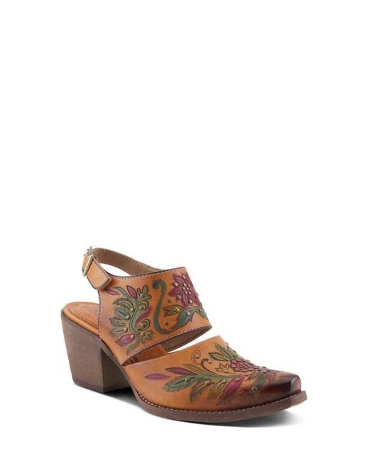 Spring Step Devika Stud Slingback Pump in Brown | Lyst