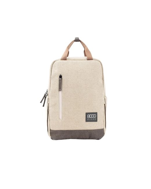 8000Kicks Natural Hemp Backpack