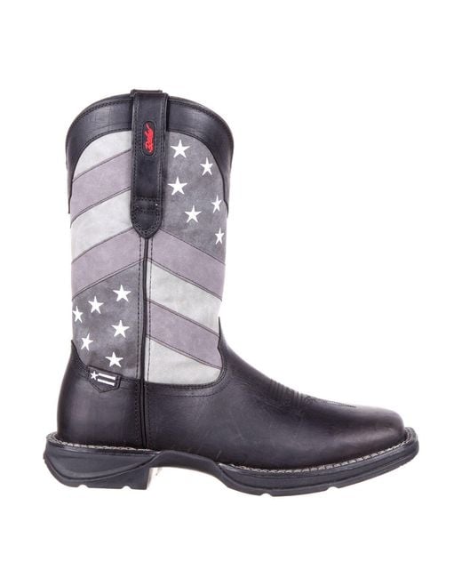 Durango Purple Faded Flag Western Boot for men