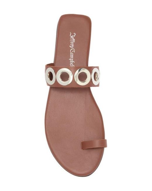 Jeffrey Campbell Multicolor Riveted Slide Sandal