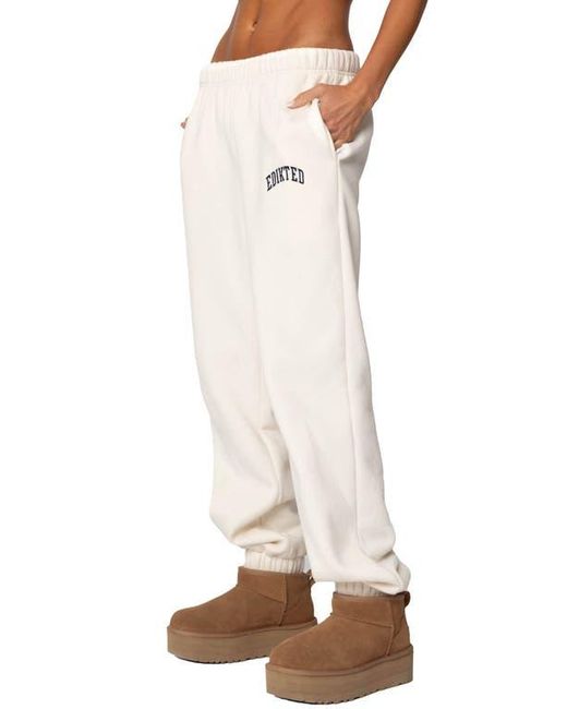 Edikted Natural Babe Oversize Sweatpants