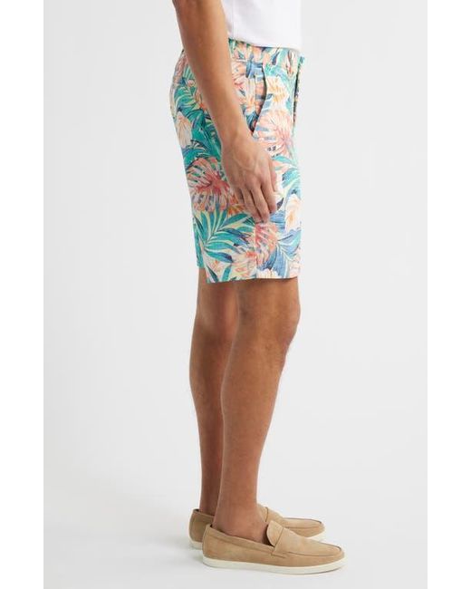 Tommy Bahama Blue Chip Shot Positano Palms Stretch Ripstop Shorts for men