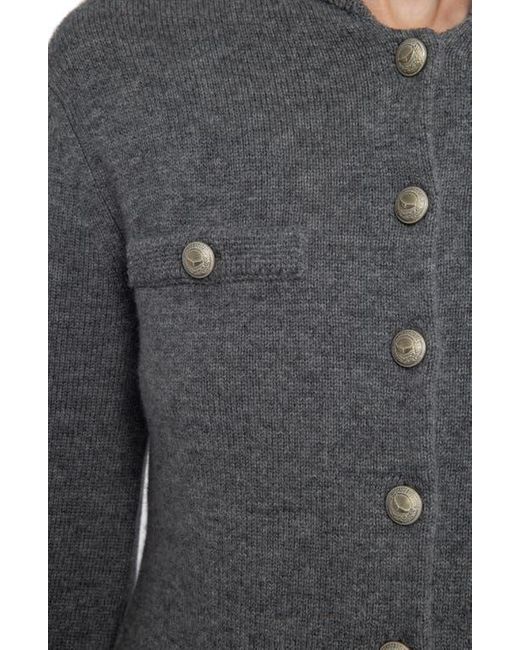Zadig & Voltaire Gray Lucy Wool & Cashmere Cardigan