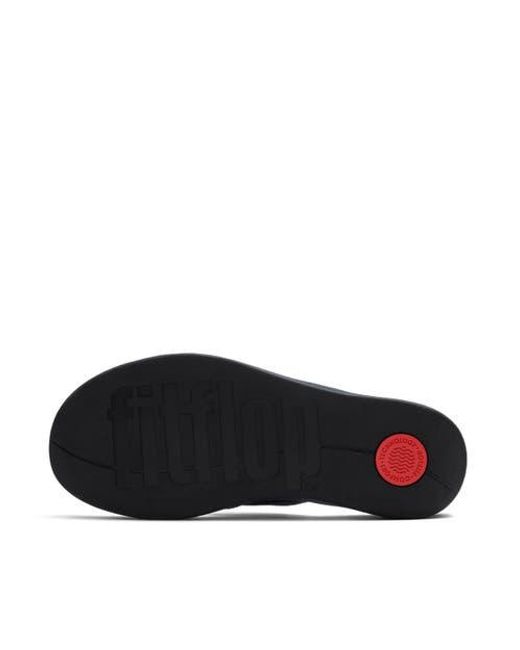 Fitflop Blue Platfforms Denim Wedge Toe-Post
