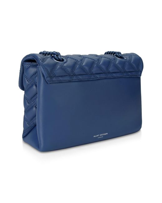 Kurt Geiger Kensington Drench Quilted Leather Convertible Shoulder Bag