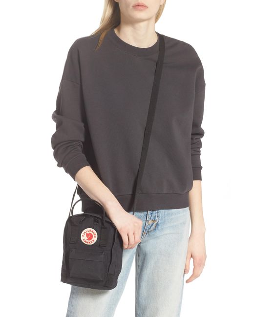 kanken sling bag black