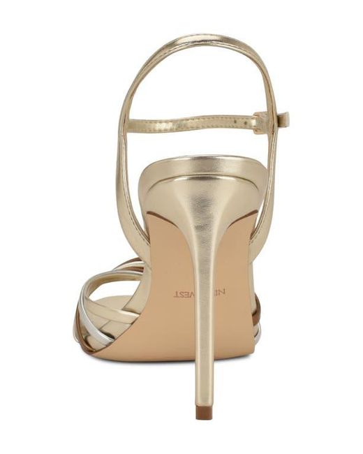 Nine West Metallic Meripen Ankle Strap Sandal