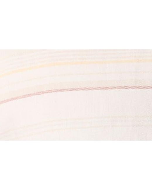 O'neill Sportswear White Seafaring Stripe Stretch Short Sleeve Button-Up Shirt for men